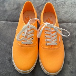 Neon Creamsicle Orange Vans